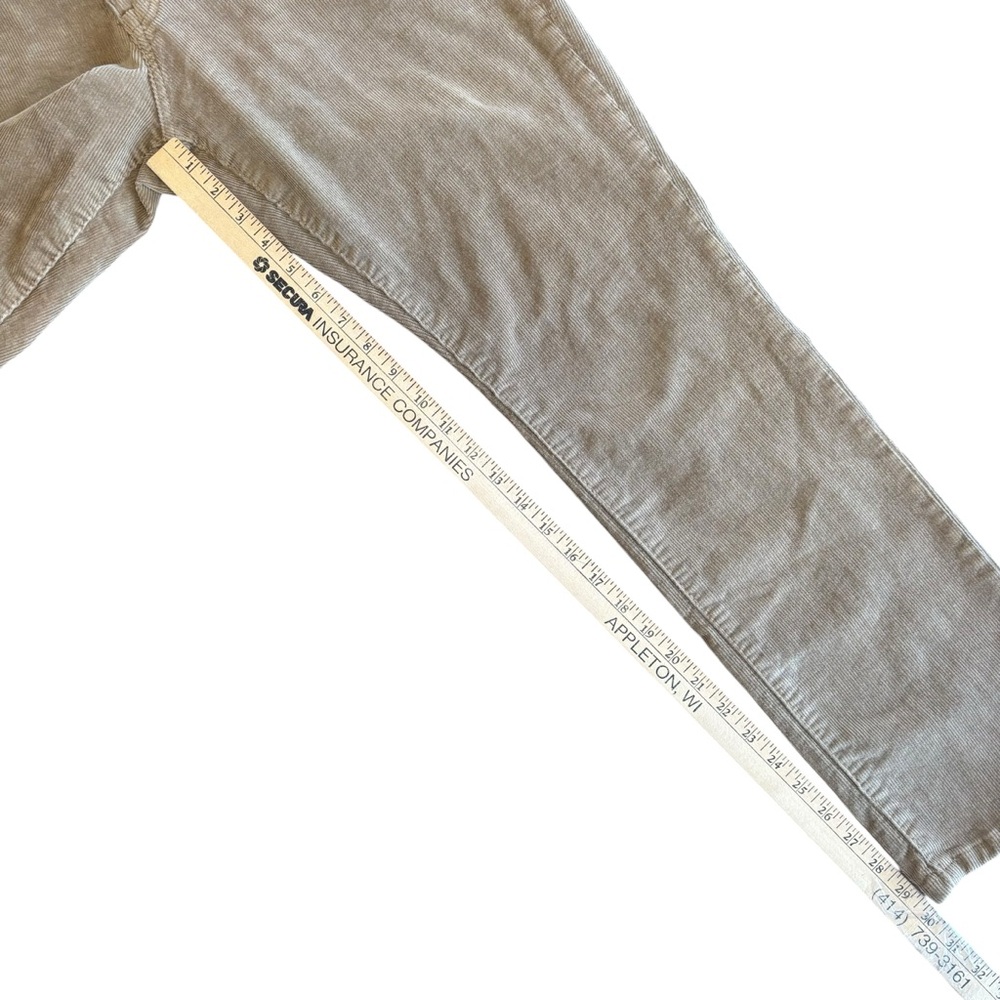 Lauren Ralph Lauren Corduroy Pants Women’s Size 16 Tan Straight Leg - Picture 7 of 8